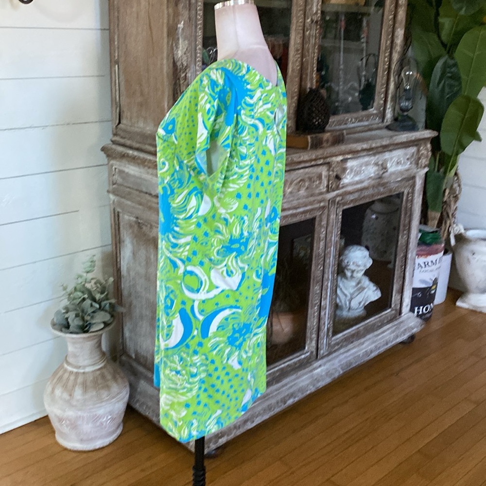 Lilly Pulitzer Daniella T-Shirt Spectrum Dress LARGE 79129 - Picture 4 of 8